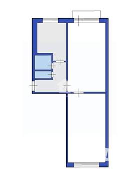 2-к квартира, вторичка, 42м2, 5/5 этаж