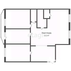 4-к квартира, вторичка, 111м2, 4/9 этаж
