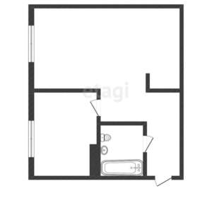 1-к квартира, вторичка, 30м2, 5/5 этаж