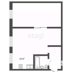 2-к квартира, вторичка, 43м2, 2/5 этаж