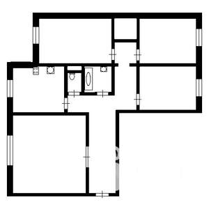 4-к квартира, вторичка, 79м2, 3/9 этаж