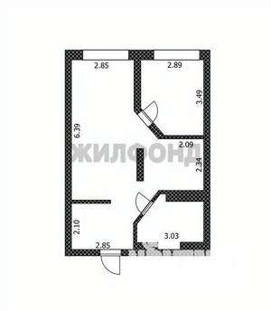 2-к квартира, вторичка, 48м2, 7/13 этаж
