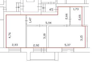 3-к квартира, вторичка, 55м2, 1/5 этаж