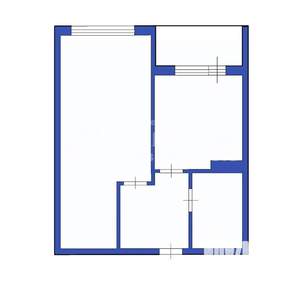 1-к квартира, вторичка, 38м2, 1/10 этаж