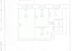 2-к квартира, вторичка, 41м2, 3/5 этаж