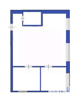 3-к квартира, вторичка, 42м2, 1/5 этаж