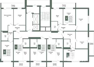 2-к квартира, вторичка, 64м2, 14/15 этаж