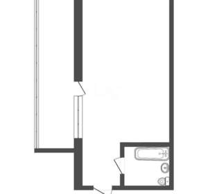 1-к квартира, вторичка, 23м2, 7/9 этаж
