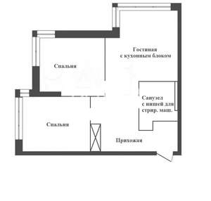 3-к квартира, вторичка, 57м2, 15/15 этаж