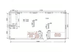 4-к квартира, вторичка, 74м2, 14/15 этаж