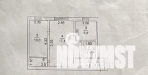 2-к квартира, вторичка, 43м2, 2/5 этаж
