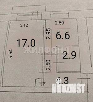 1-к квартира, вторичка, 31м2, 2/5 этаж
