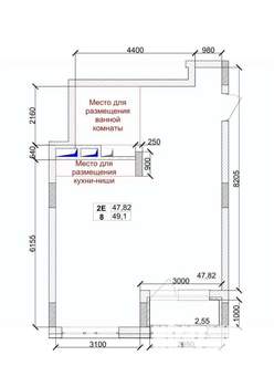 2-к квартира, вторичка, 49м2, 8/15 этаж