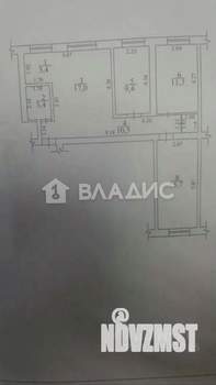 4-к квартира, вторичка, 72м2, 2/5 этаж