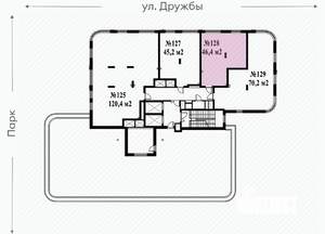 Студия квартира, вторичка, 46м2, 15/15 этаж