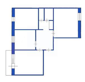 3-к квартира, вторичка, 71м2, 6/10 этаж