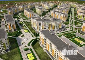1-к квартира, строящийся дом, 36м2, 1/8 этаж