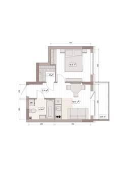 Студия квартира, вторичка, 33м2, 2/15 этаж