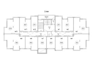 Студия квартира, сданный дом, 27м2, 2/15 этаж