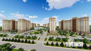 3-к квартира, строящийся дом, 77м2, 10/15 этаж