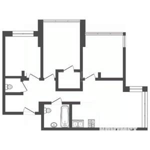 4-к квартира, вторичка, 84м2, 4/7 этаж
