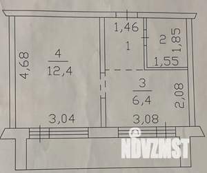 2-к квартира, вторичка, 25м2, 8/9 этаж