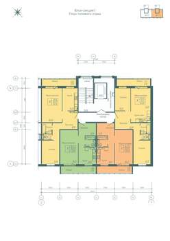 1-к квартира, вторичка, 43м2, 2/10 этаж