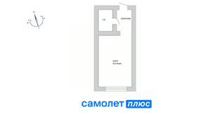 Студия квартира, вторичка, 25м2, 2/15 этаж