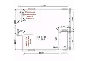 2-к квартира, вторичка, 36м2, 4/15 этаж