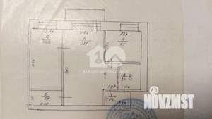 2-к квартира, вторичка, 43м2, 3/5 этаж