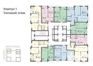 2-к квартира, вторичка, 63м2, 11/23 этаж