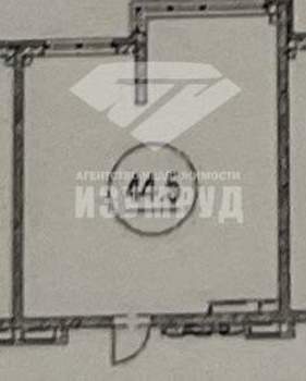 Студия квартира, вторичка, 45м2, 7/19 этаж