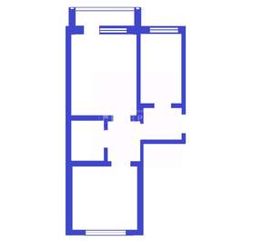 3-к квартира, вторичка, 50м2, 1/5 этаж