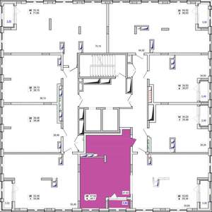 2-к квартира, вторичка, 49м2, 7/15 этаж