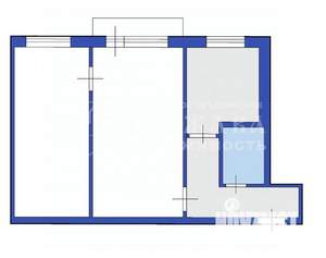 2-к квартира, вторичка, 43м2, 5/5 этаж