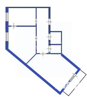 2-к квартира, вторичка, 67м2, 9/9 этаж