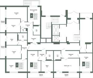 1-к квартира, вторичка, 36м2, 1/15 этаж