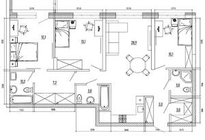 4-к квартира, вторичка, 99м2, 5/8 этаж