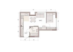 Студия квартира, вторичка, 33м2, 6/15 этаж