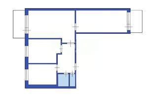 3-к квартира, вторичка, 60м2, 4/10 этаж