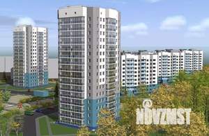 2-к квартира, строящийся дом, 62м2, 3/17 этаж
