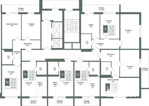 2-к квартира, вторичка, 52м2, 13/15 этаж