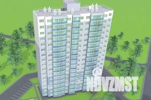 1-к квартира, строящийся дом, 44м2, 6/17 этаж