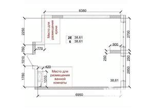 2-к квартира, вторичка, 39м2, 6/15 этаж