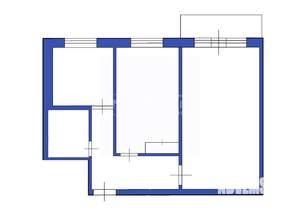 2-к квартира, вторичка, 44м2, 5/5 этаж