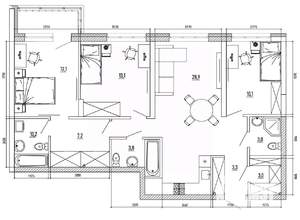 4-к квартира, вторичка, 99м2, 6/8 этаж