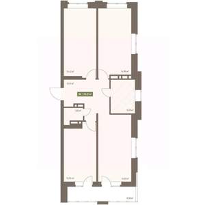 3-к квартира, вторичка, 78м2, 10/16 этаж