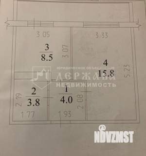 1-к квартира, вторичка, 32м2, 15/16 этаж