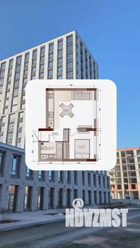 2-к квартира, вторичка, 38м2, 3/15 этаж