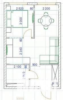 1-к квартира, вторичка, 37м2, 5/8 этаж
